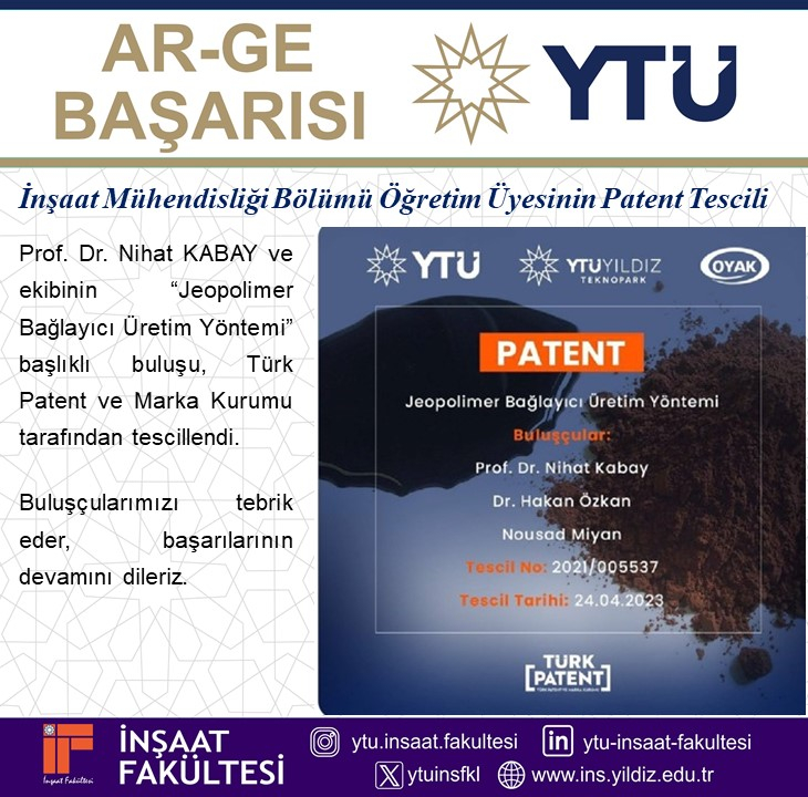 Öğretim Üyemizin Ar-Ge Başarısı