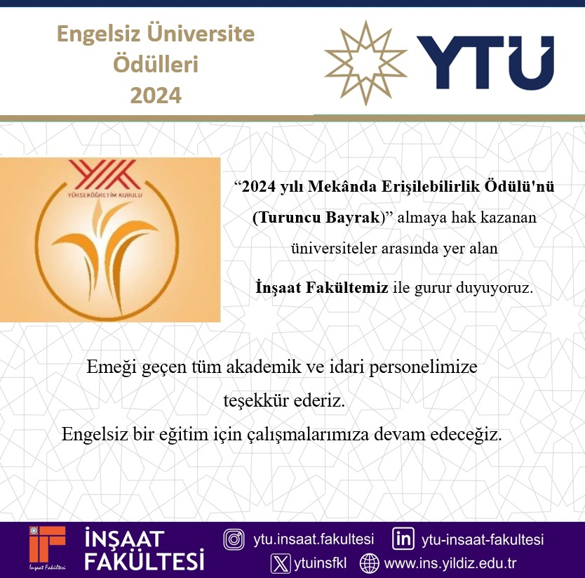  Engelsiz Üniversite Ödülleri 2024