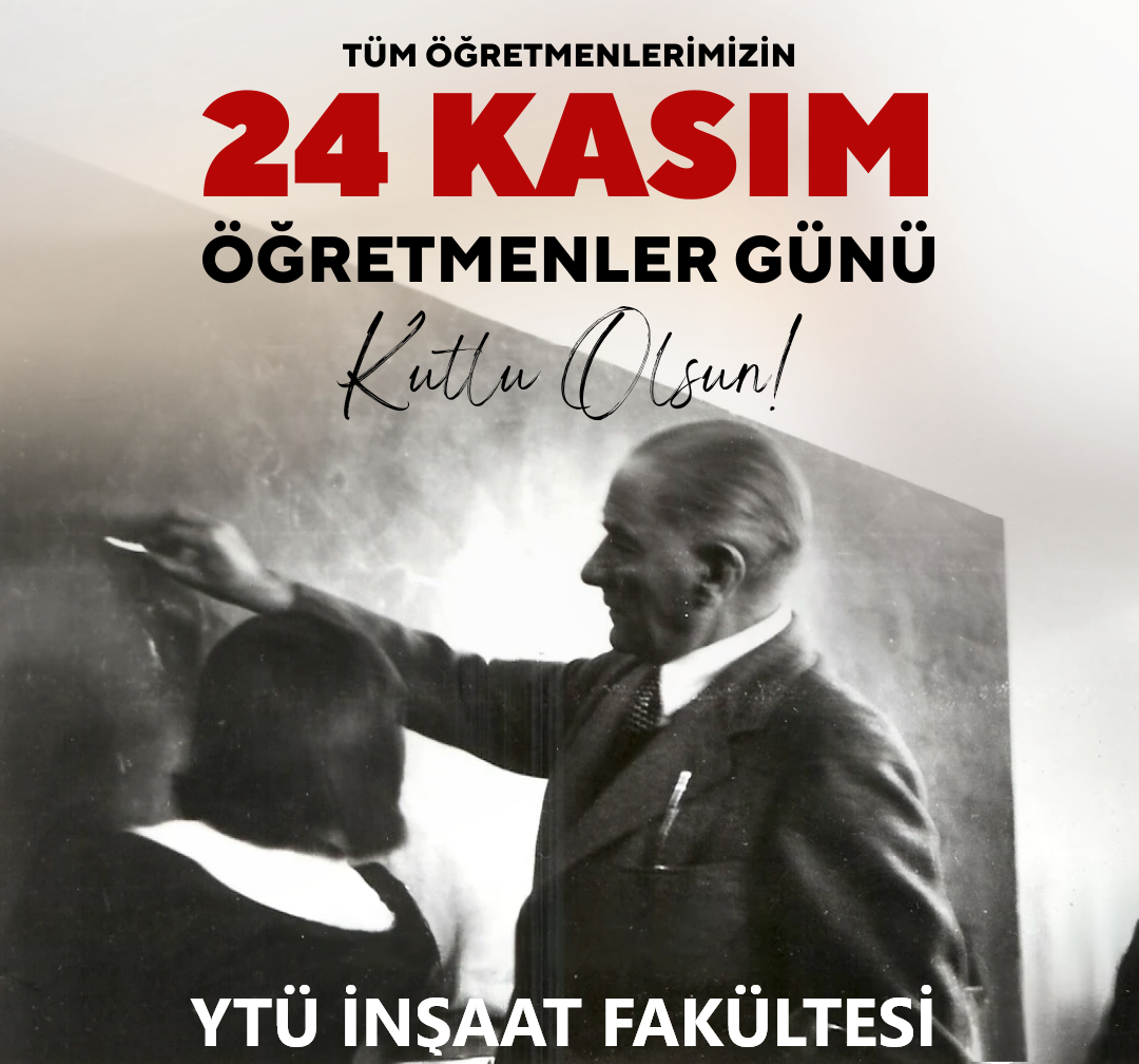 Tüm öğretmenlerimizin 24 Kasım Öğretmenler Günü kutlu olsun.